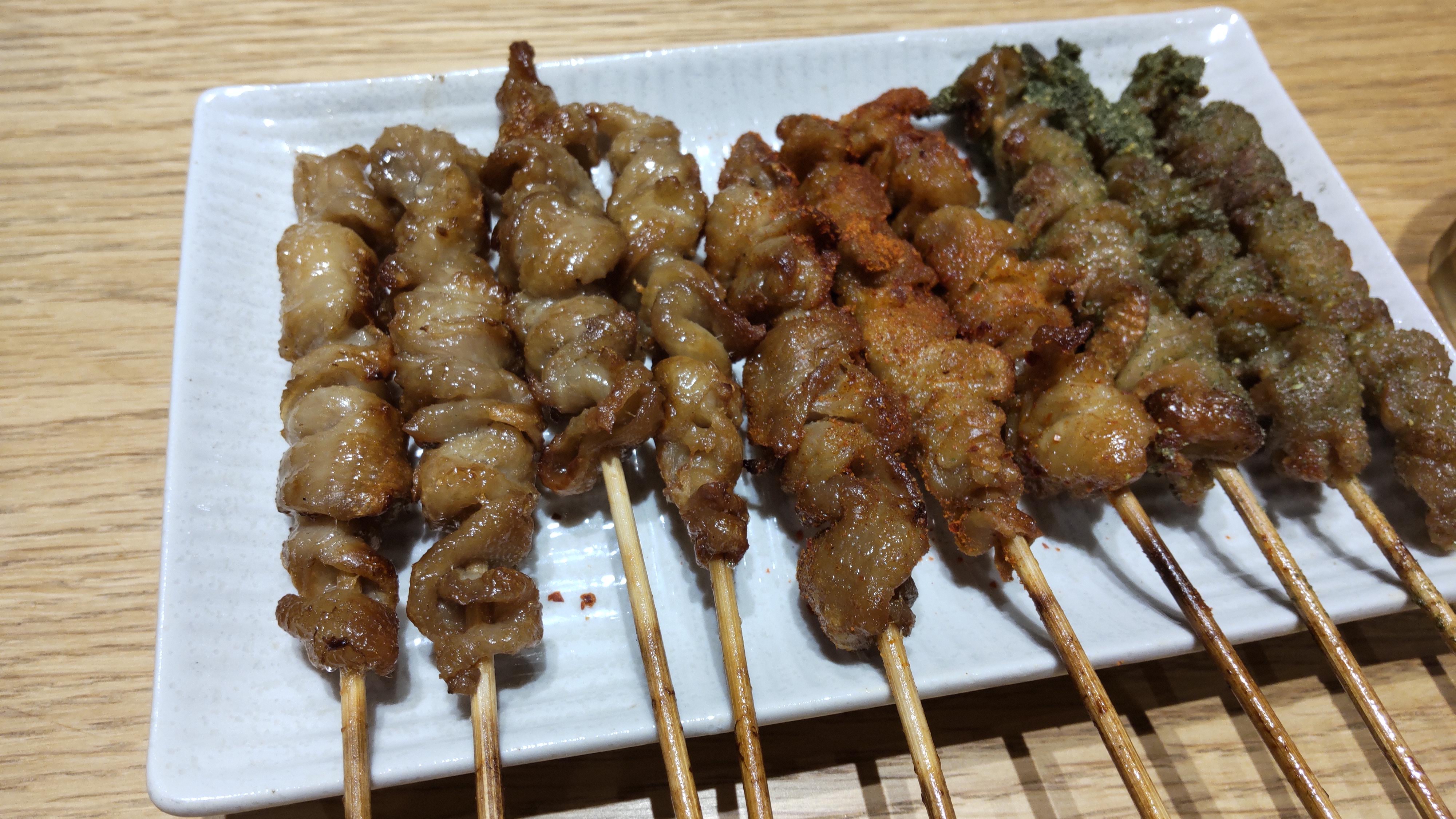 竹乃屋の鶏皮