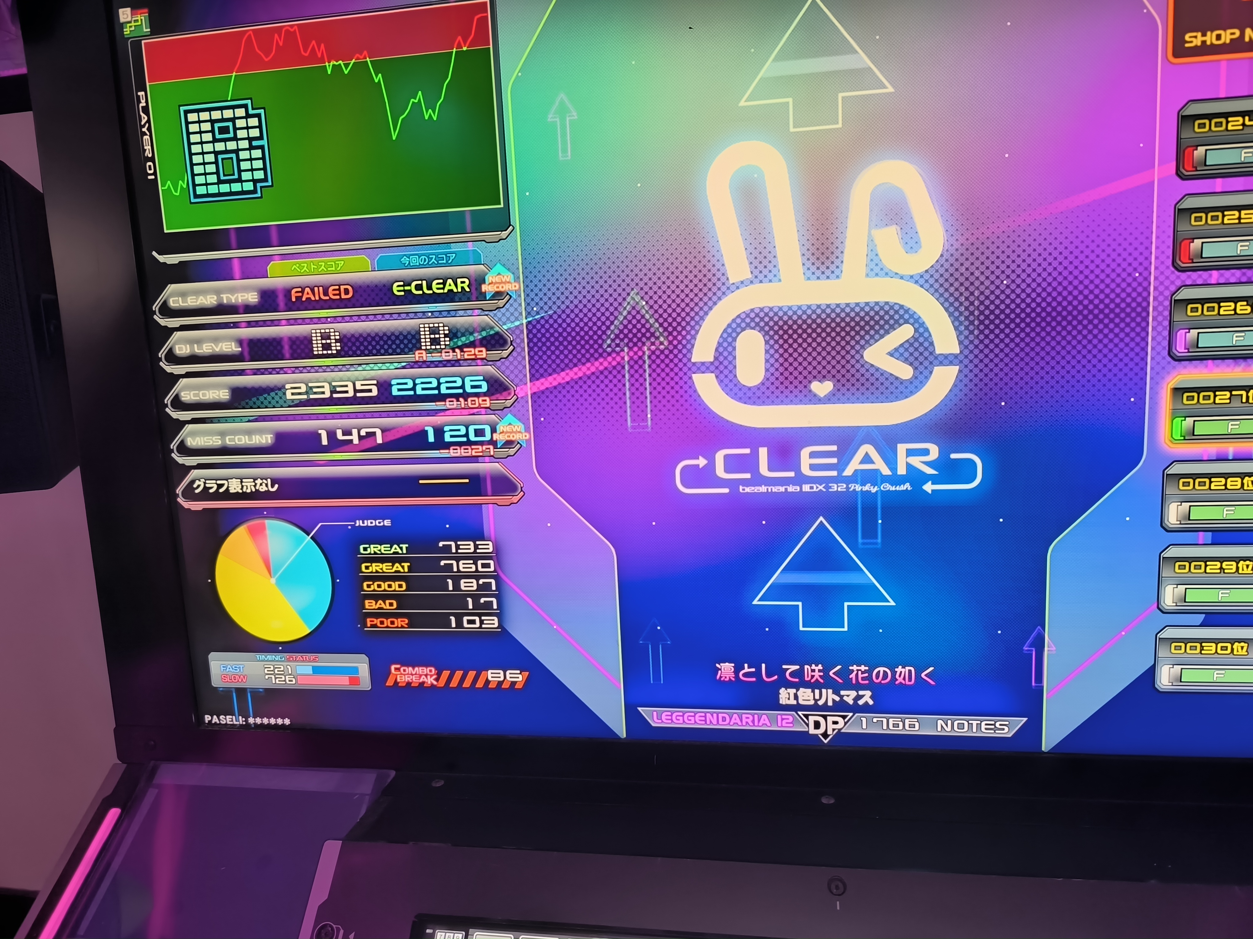 久しぶりにイージーした☆12